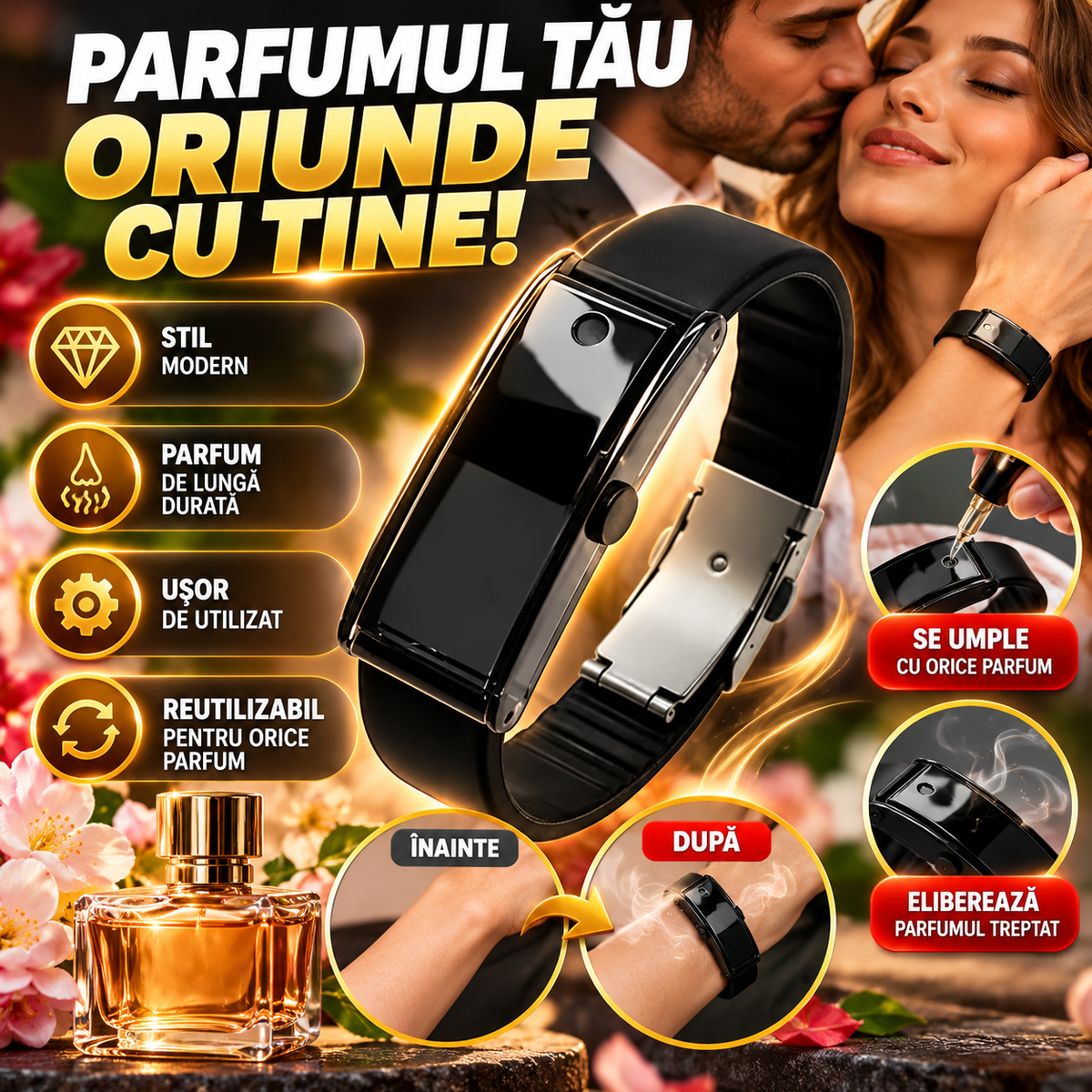 Brățara Cu Parfum AromaWrist™