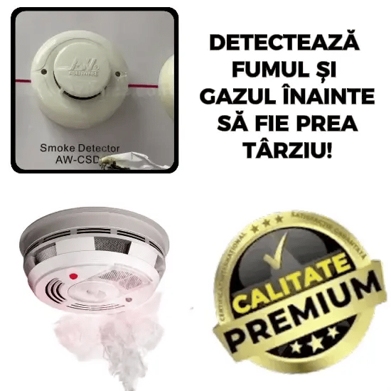 Detector Inteligent Fum&Gaz SafeHome™