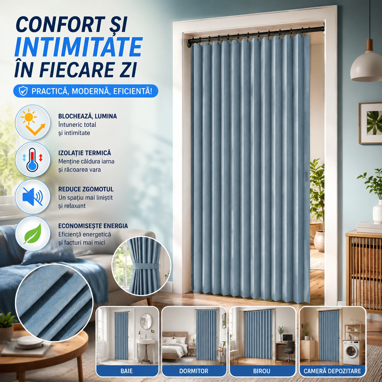 Perdea Magnetică Izolatoare StopMiros™