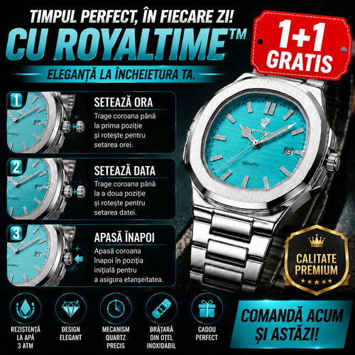 (1+1 GRATIS) Ceas de Lux - RoyalTime™