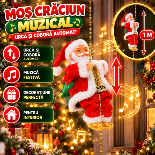 Moș Crăciun Cățărător Muzical SantaClimb™