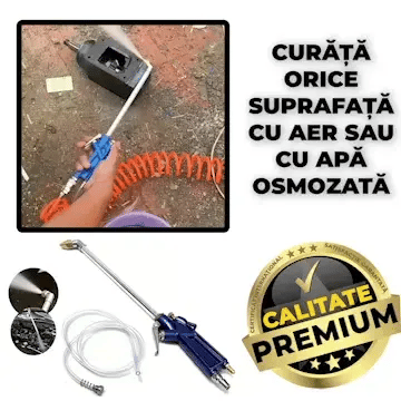 Pistol Pulverizator cu Aer și Apă TurboJet™
