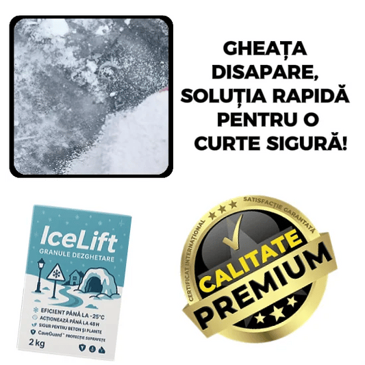 Granule Pentru Topirea Gheții și Zăpezii – IceLift™