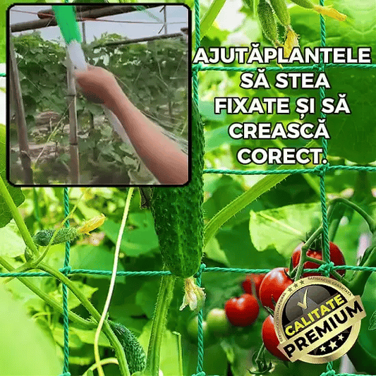 Plasă Pentru Plante Cățărătoare - GreenGrow™