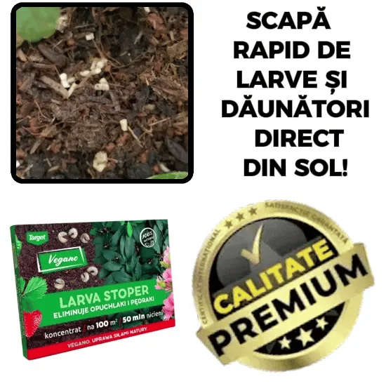 Soluție Anti-Larve și Dăunători din Sol - SolGuard™