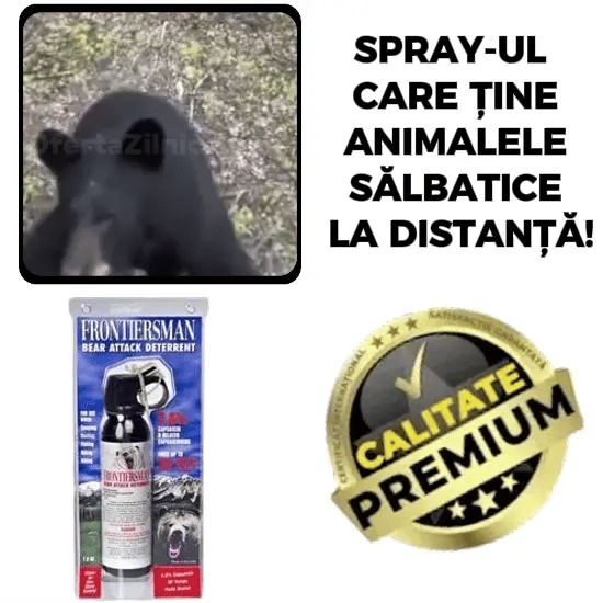 Spray-ul Anti-Animal Sălbatice - BearStop™