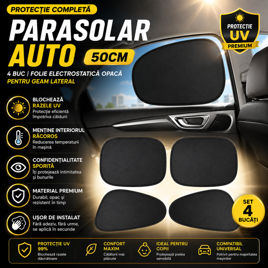 Parasolar Auto pentru Geam Lateral SunBlock™