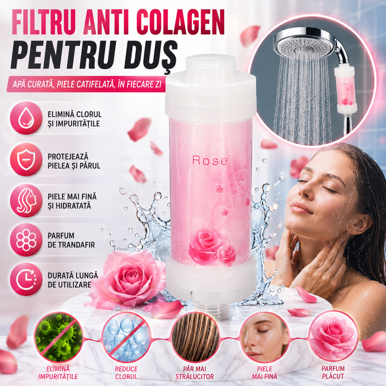 Filtru De Duș  - AromaFresh™