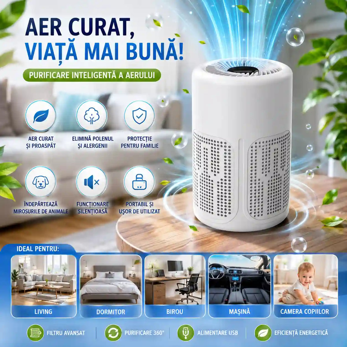 Purificator Inteligent de Aer AirPure™